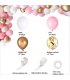 PS127 - 118pcs Macaron Pink Balloon Set